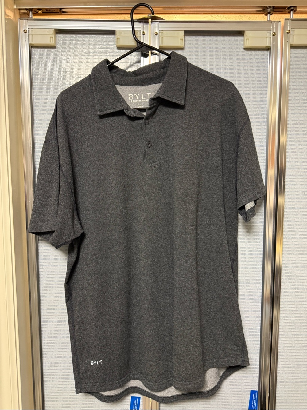 Bylt Basics Lux XL Men's Dark Gray Polo Shirt